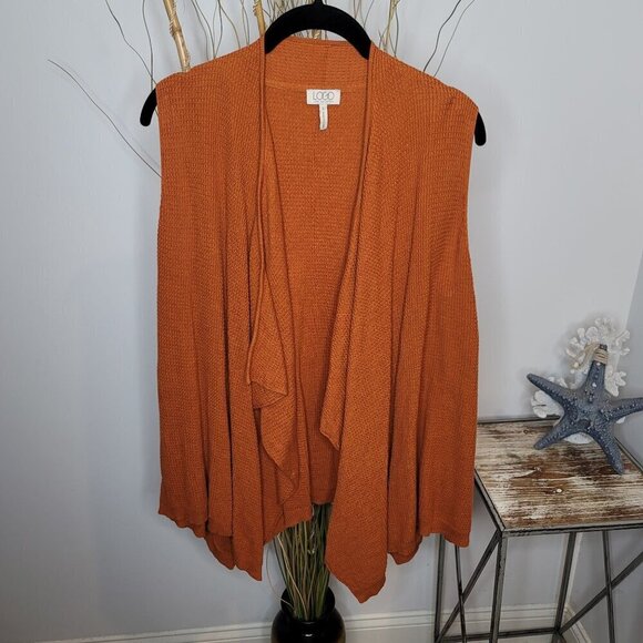 LOGO By Lori Goldstein Cardigan Womens Large - Picture 1 of 6